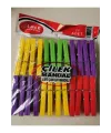24 Plastik Çilek Mandal Royaleks-L003