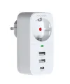 2.4a Çıkışlı 2xusb 1xtype-c Tekli Priz Ftr-17