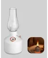 280 Ml Tanklı Retro Gaz Lambası Difüzör Usb Şarjlı Hava Nemlendirici