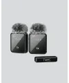 2in1 Kablosuz Yaka Mikrofonu İos Ve Android Uyumlu