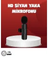 2’li Kablosuz Yaka Mikrofonu İphone İçin Profesyonel Video Ses