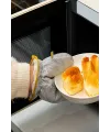 2li Telli Bulaşık Eldiveni Su Geçirmez Kir Sökücü Tava Tencere Ovma Mutfak Banyo Temizlik Eldiveni