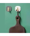 2li Yapışkanlı Retro Askılık Dolap Kapak Kulpu Gri