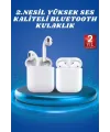 2.nesil Yeni Model Tws Bluetooth Kulaklık Dokunmatik Kontrol Yüksek Ses Kaliteli