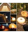 2’si 1 Arada 5 Farklı Işık Modlu Gün Işığı Şarjlı Kamp Lambası ve Makaralı 10 Metre Peri LED Işık – Su Geçirmez Mıknatıslı Aydınlatma Feneri