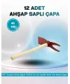 2Si 1 Arada Geniş Ağızlı 7x10.5 Cm Ve Çatallı 6x10 Cm Metal Çapa Ahşap Saplı 45 Cm IEGN62I