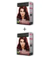 2X2 Tüp Krem Saç Boyası Seti Amazon Kızılı No:55.46