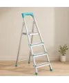 3+1 Basamaklı Metal Merdiven 82 cm 120 kg
