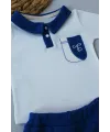 3-6 6-9 9-12 Ay Efendi Nakışlı Cep Şapkalı Uzun Kollu Sweat 3lü Erkek Bebek Takımı