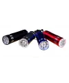 3 Adet 9 Ledli Metal Mini El Fener
