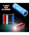 3 Adet 9 Ledli Metal Mini El Fener
