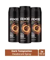 3 Adet Axe Dark Temptatıon Bay Parfüm Kofre 150 ml