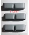 3 Adet Banyo Terlik Tutucu - Kapı Arkası Pratik Raf - Terlik Tutucu