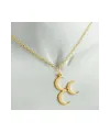 3 Hilal Uçlu Kolye
