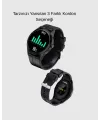 3 Kordonlu Amoled Akıllı Saat – Sağlık Takipli