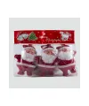 3lü Noel Baba Yılbaşı Ağaç Süsü