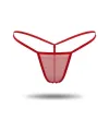 3lü Renkli Transparan Tül String Tanga TM0369