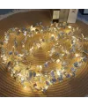 3 Metre Yaldızlı Gümüş LED Işık