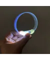 3 Modlu Pilli Led Işıklı Esnek Parti Bilekliği Beyaz