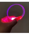 3 Modlu Pilli Led Işıklı Esnek Parti Bilekliği Pembe