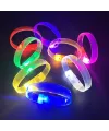3 Modlu Pilli Led Işıklı Esnek Parti Bilekliği Pembe