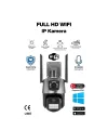 3 MP + 3 MP Çift Lens Wi-Fi TF Kart Girişli Güvenlik Kamerası