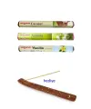 3 Paket 20 Çubuklu Tütsü Jasmine - Coconut - Vanilla - Kayık Hediyeli