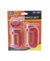 3 Parça C Tipi Mengene Seti İşkence Aleti Hobi İşkence