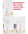 3 Tek Adet 3 Model Aromaterapi Koku Dağıtıcı Rattan Şişe Ahşap Difüzör Çubuk (spiral-yaprak-dalgalı)