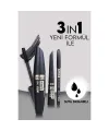 3ü 1 Arada Göz Makyajı Seti - Eyeliner, Maskara, Kalem