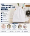 30 Adet 60x80cm Çamaşır - Perde Yıkama Filesi