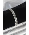 ietaks™ 316L Çelik 7 mm Kalınlıkta Gümüş Renkli Erkek Bileklik