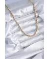 316L Çelik Gold Renk 60 cm Burgu Model Kadın Kolye