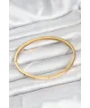 ietaks™ 316L Çelik Gold Renk 65 mm İnce Kadın Kelepçe Bileklik