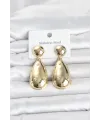 316L Çelik Gold Renk Damla Model Kadın Küpe