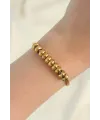 316L Çelik Gold Renk Oval Figürlü Bileklik TJ-BB6096