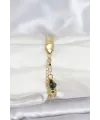 316L Çelik Gold Renk Pullu Zincir Model Kadın Bileklik TJ-BB8159