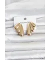 316L Çelik Gold Renk Vintage Kadın Küpe