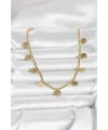 316L Çelik Gold Renk Yaşam Ağacı Model Kadın Kolye