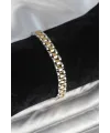 ietaks™ 316L Çelik Gold ve Gümüş Renk 7 mm Kalınlık Erkek Bileklik
