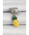 316L Çelik Gümüş Renk Ananas Model Nomination Charm TJ-BC1496