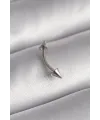 316L Çelik Gümüş Renk Çivi Model Piercing