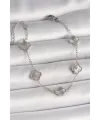 ietaks™ 316L Çelik Gümüş Renk İşlemeli Baby Boy Yonca Model Kadın Bileklik