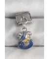 ietaks™ 316L Çelik Gümüş Renk Sallantı Kova Burç Model Nomination Charm