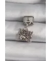 ietaks™ 316L Çelik Gümüş Renk Sallantı New York Yazı Model Nomination Charm