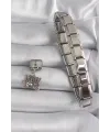 ietaks™ 316L Çelik Gümüş Renk Sallantı New York Yazı Model Nomination Charm