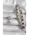 ietaks™ 316L Çelik Gümüş Renk Sallantı Zirkon Taşlı Göz Model Nomination Charm