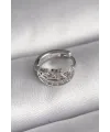 ietaks™ 316L Çelik Gümüş Renk Zirkon Taşlı Ay Yıldız Model Tragus Piercing