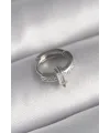 316L Çelik Gümüş Renk Zirkon Taşlı Tragus Piercing