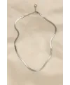 ietaks™ 316L Çelik Silver Renk 45 cm İtalyan Zincir Model Kadın Kolye